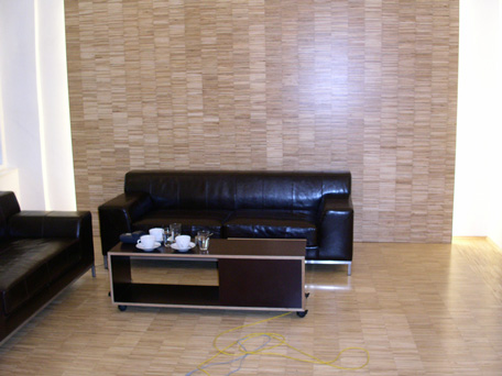 massivparkett Kirsche Wandverkleidung